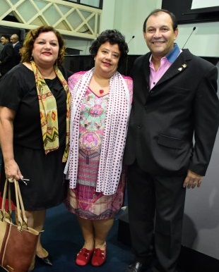M Goretti com Com a Prof. Milene Veloso da Faculdade de Filosofia da UFPA e seu esposo o Turismólogo Rosinaldo